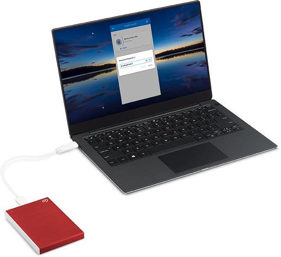 Seagate One Touch - Draagbare externe harde schijf - 1TB / Rood - Seagate