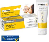 Medela Purelan Tepelzalf Lanoline tepelcreme snelle verlichting bij pijnlijke tepels - Tube 37gr