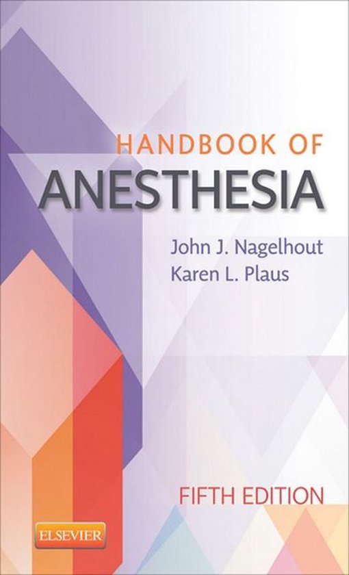 Handbook of Anesthesia - E-Book - cover
