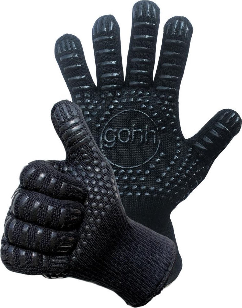 Gohh 2 BBQ Handschoenen Ovenhandschoenen (Aramide en Kevlar) beschermt tot 500 °C - Extra Lang - Gohh®