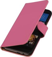 Wicked Narwal | bookstyle / book case/ wallet case Hoes voor HTC One M9 Roze