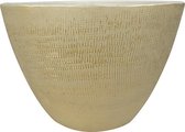 Plantenwinkel Planter Ryan Shiny Sand ovale bloempot binnen 46 cm