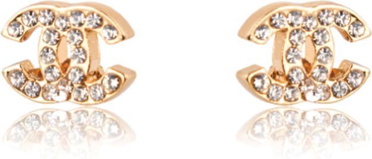 Niet verwacht Buik zitten Chanel diamanten oorbellen | 4 mm glasschilderij | 100 x 50 cm | Blind  ophangsysteem |... | bol.com