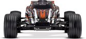 Traxxas trxxs 37054-1  Rustler 2wd kleur oranje incl accu en 12v lader