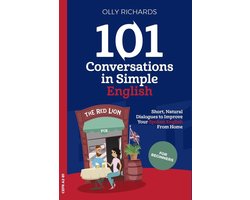 Omslag van 101 Conversations English Edition 1 - 101 Conversations in Simple English