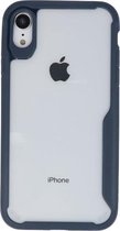 Wicked Narwal | Focus Transparant Hard Cases voor iPhone XR Navy