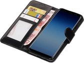 Wicked Narwal | Samsung Galaxy A8 / A5 2018 Portemonnee hoesje booktype wallet case Zwart