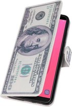 Wicked Narwal | Dollar bookstyle / book case/ wallet case Hoesje voor Samsung Galaxy J8