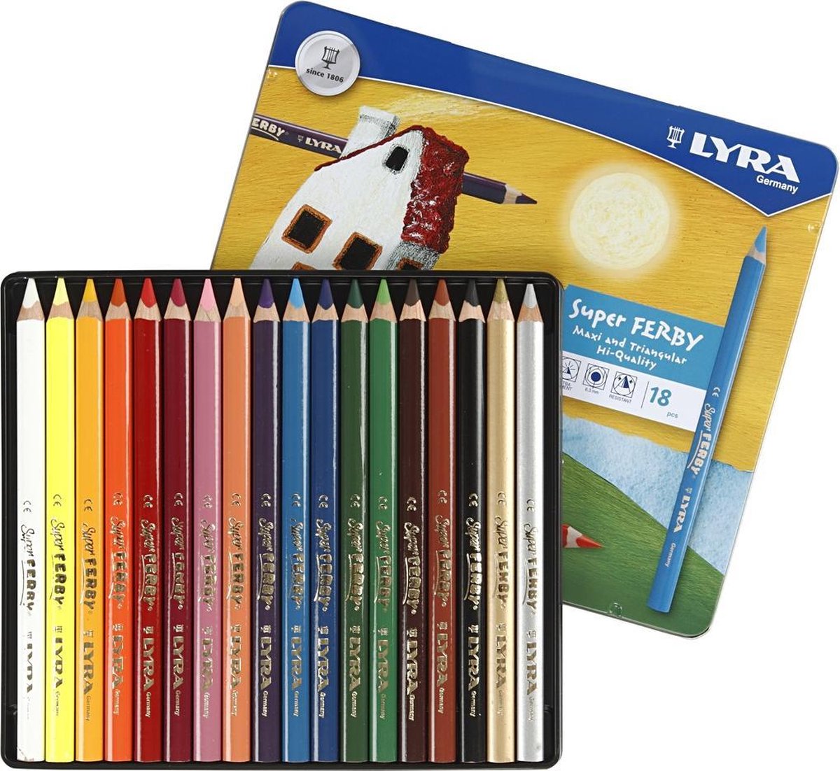 LYRA - Taille-Crayon métal à 2 trous