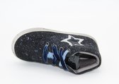 Piedro- blauwe enkelhoge schoen, ster zijkant- maat 26