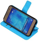 Wicked Narwal | Cross Pattern TPU bookstyle / book case/ wallet case voor Samsung galaxy j5 2015 Blauw