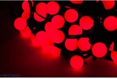 LED kerstverlichting - Rode bolletjes - 200 stuks - 20 meter