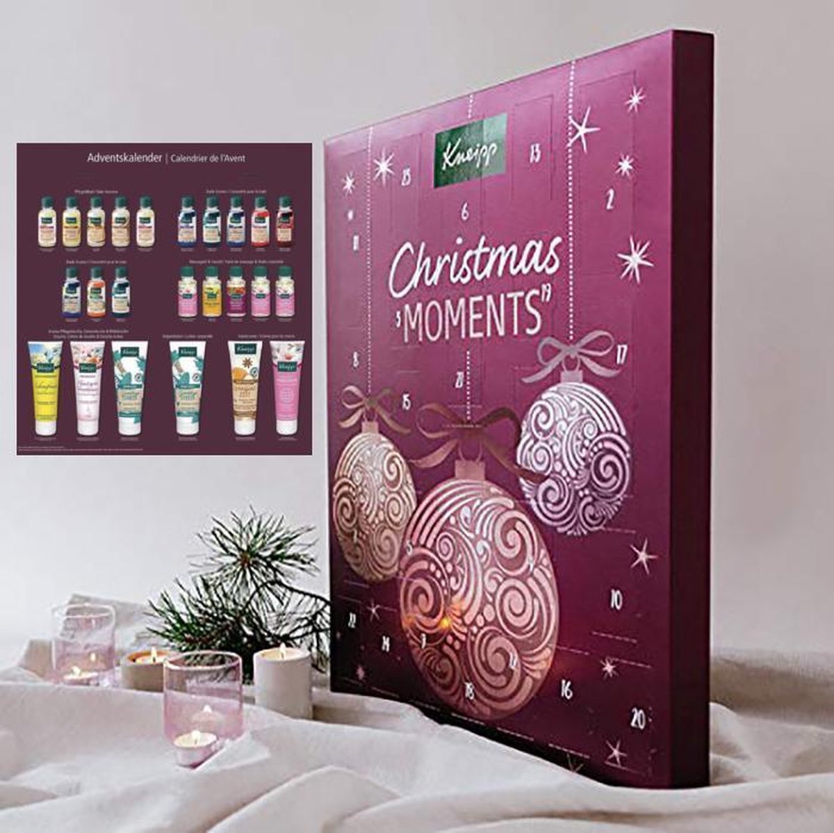 Kneipp adventskalender Echte wellness voor thuis, 24 heerlijke