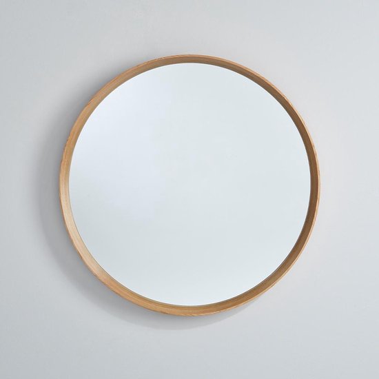Gezondheid Nog steeds warm Deknudt Mirrors Spiegel Solid Circle 90 x 8 x 90 cm - eiken lijst | bol.com