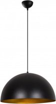 Moderne hanglamp zwart goud 50 cm | Kante
