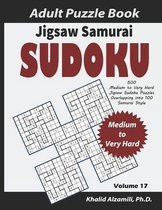 Logical Brain Games- Jigsaw Samurai Sudoku Adult Puzzle Book