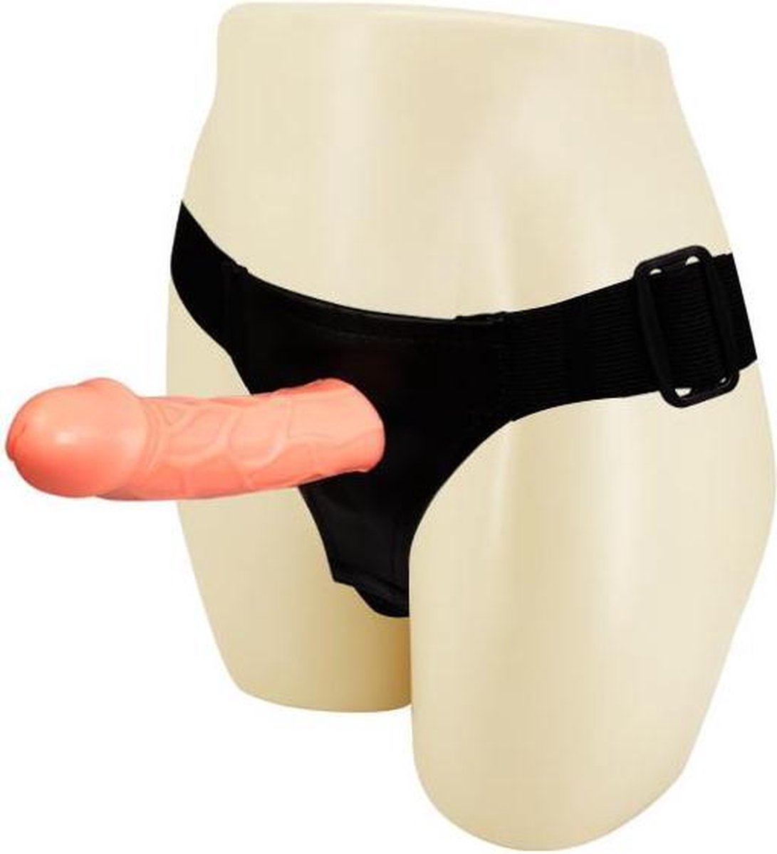 Strap-On with Hollow Dildo 16 cm