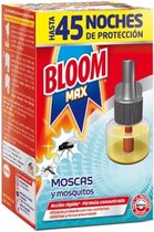 Bloom Bloom Max Moscas  &  Mosquitos Rec.eléctrico Líquido 45 Noches 18 Ml