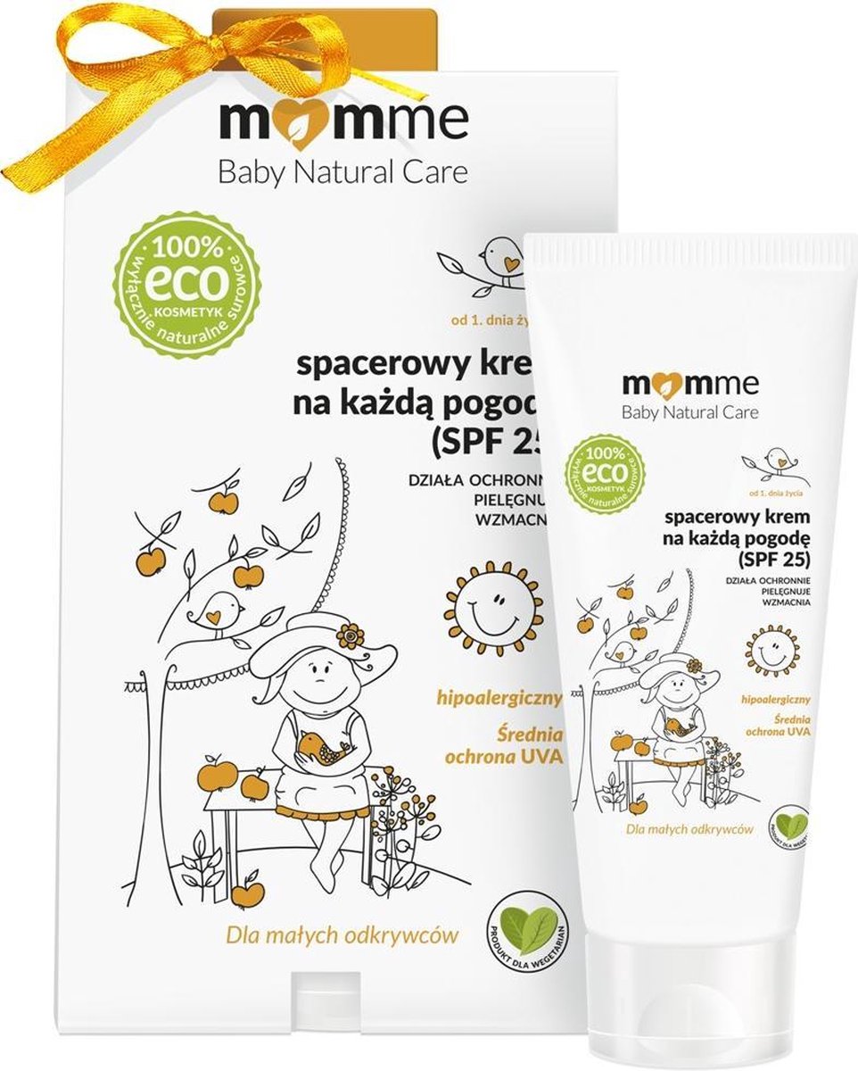 Momme - Baby Natural Care Walking Cream On Any Weather For Kids Spf25 50Ml
