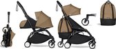 Babyzen YOYO² buggy COMPLEET vanaf de geboorte en inclusief YOYO Bag -  toffee met frame zwart