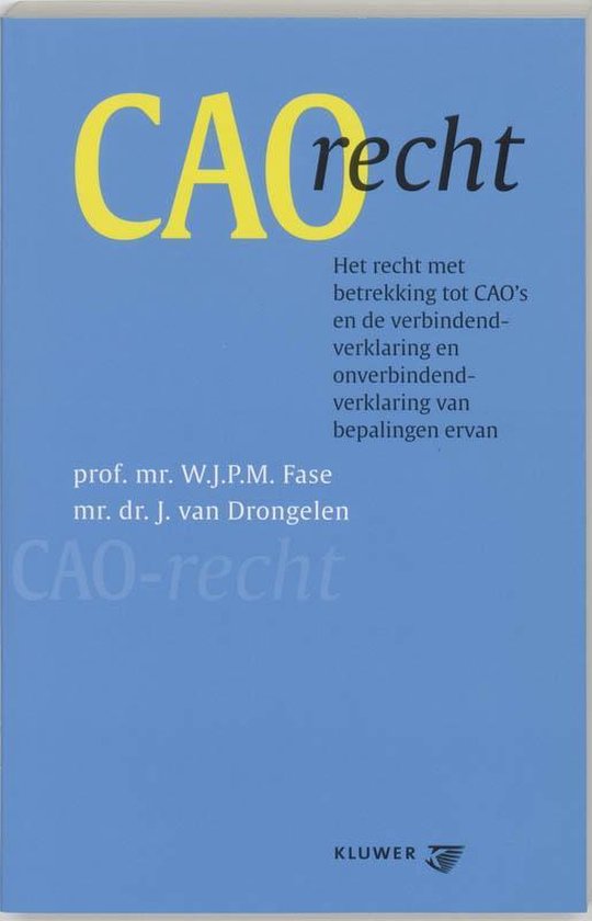 CAO-recht - cover