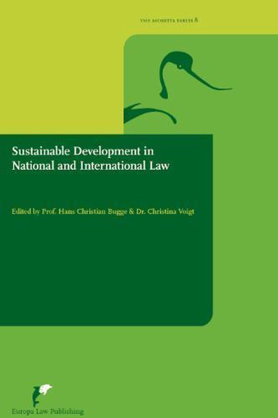 Sustainable Development in International and National Law ...