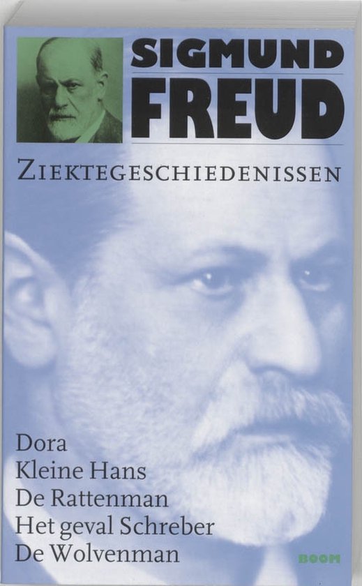 Cover van het boek 'Ziektegeschiedenissen' van Sigmund Freud