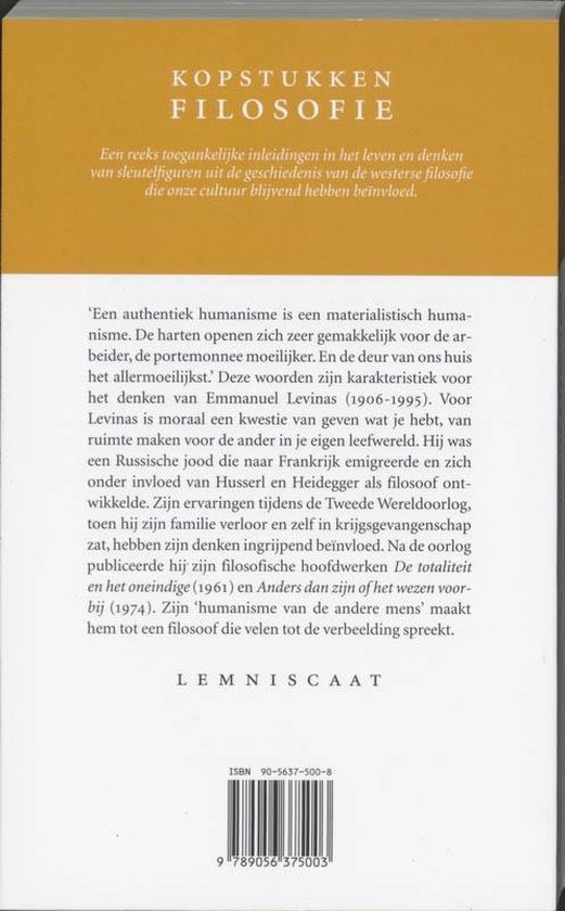 Boekomslag met gele tekst 'KOPSTUKKEN FILOSOFIE' en ondertitel.