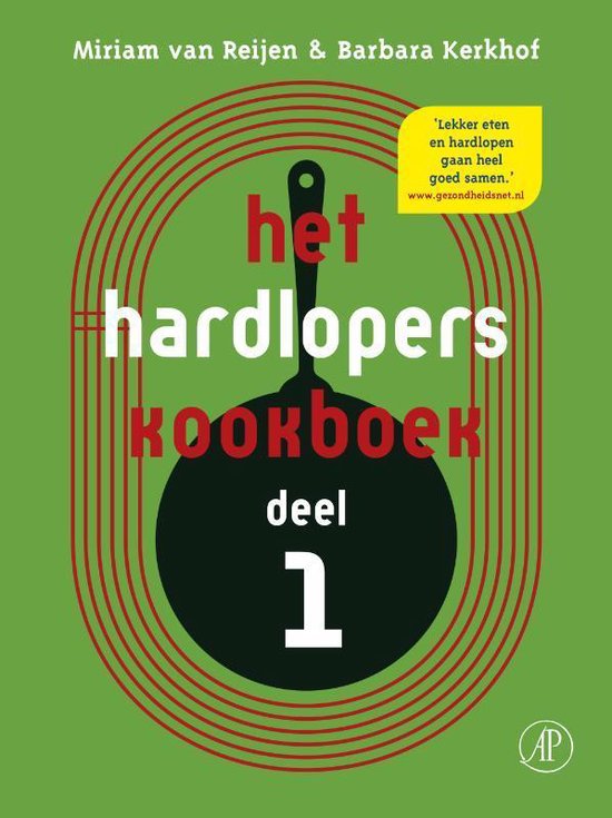 Cover van het boek 'Hardloperskookboek' van Barbara Kerkhof