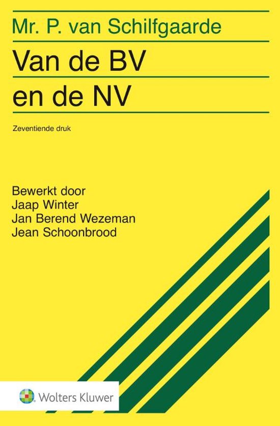 Van de BV en de NV - cover