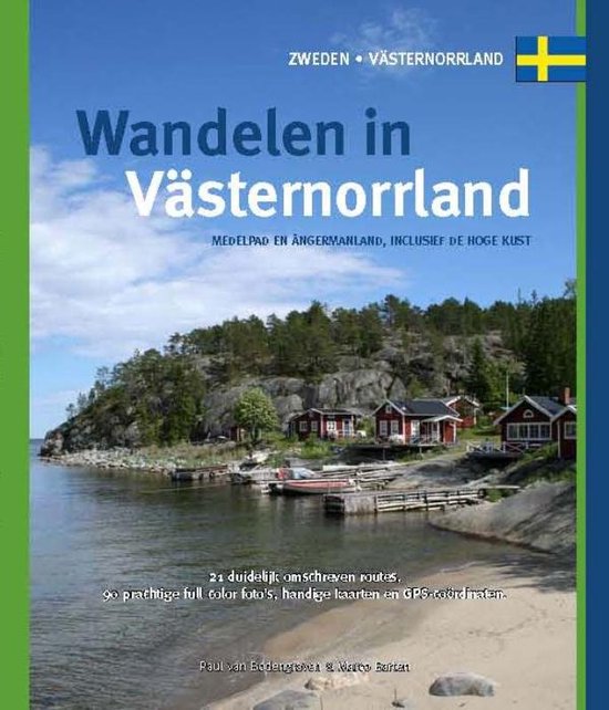 Cover van het boek 'Wandelen in Vasternorrland' van P. van Bodengraven