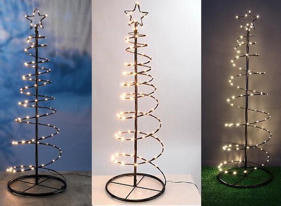 Hi LED Kerstboom - Spiraalverlichting -120 | bol.com