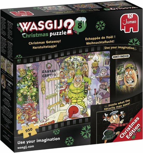 breng de actie oogst Nadruk Wasgij Christmas 8 Kerstuitstapje puzzel - 950 stukjes | bol.com