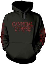 Cannibal Corpse Hoodie/trui -M- BUTCHERED AT BIRTH (EXPLICIT) Zwart