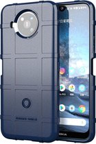 Nokia 8.3 Hoesje Shock Proof Rugged Shield Back Cover Blauw