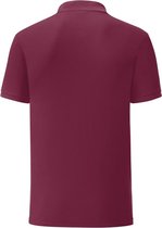 Fruit Of The Loom Heren Tailored Poly / Cotton Piqu poloshirt (Bordeaux)