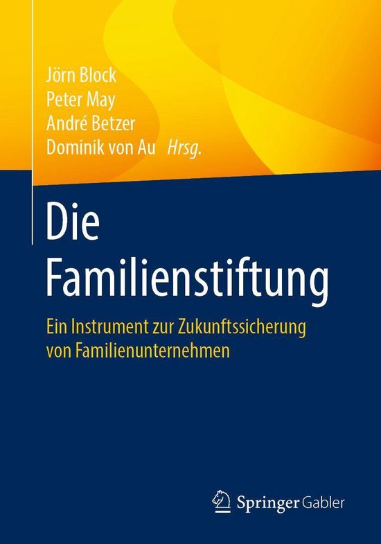 Business and Economics (German Language) - Die Familienstift ... - cover