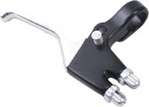 remgreep V-brake rechts 3-vinger zwart/zilver