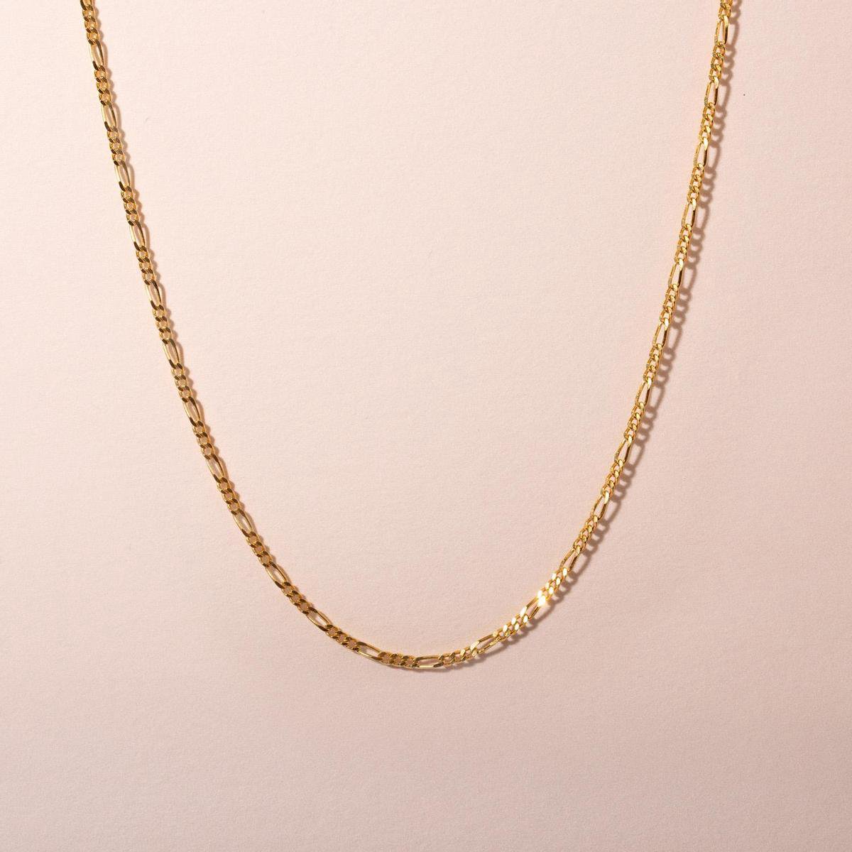 Figaro ketting dames gold plated