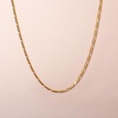 Figaro ketting dames gold plated