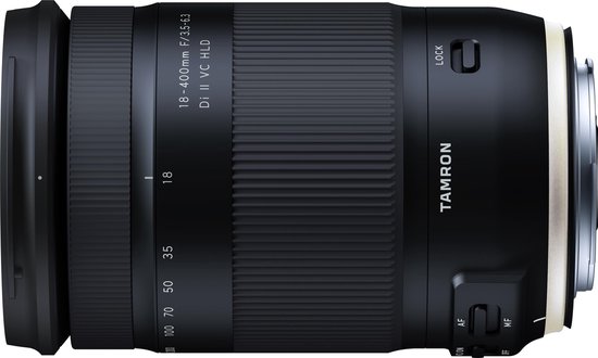 Tamron 18-400mm f/3.5-6.3 Di II VC HLD Nikon F + UV-Filter 72mm + Elite Lenspen