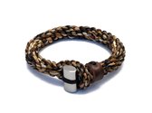 Brahman Bracelets Cobra, Ouroboros (Infinity) Armband Bruin
