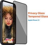 LitaLife Apple iPhone 12 Privacy Glas Transparant Tempered Glass