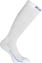 Kempa Sock Long - Wit / Blauw - taille 31-35