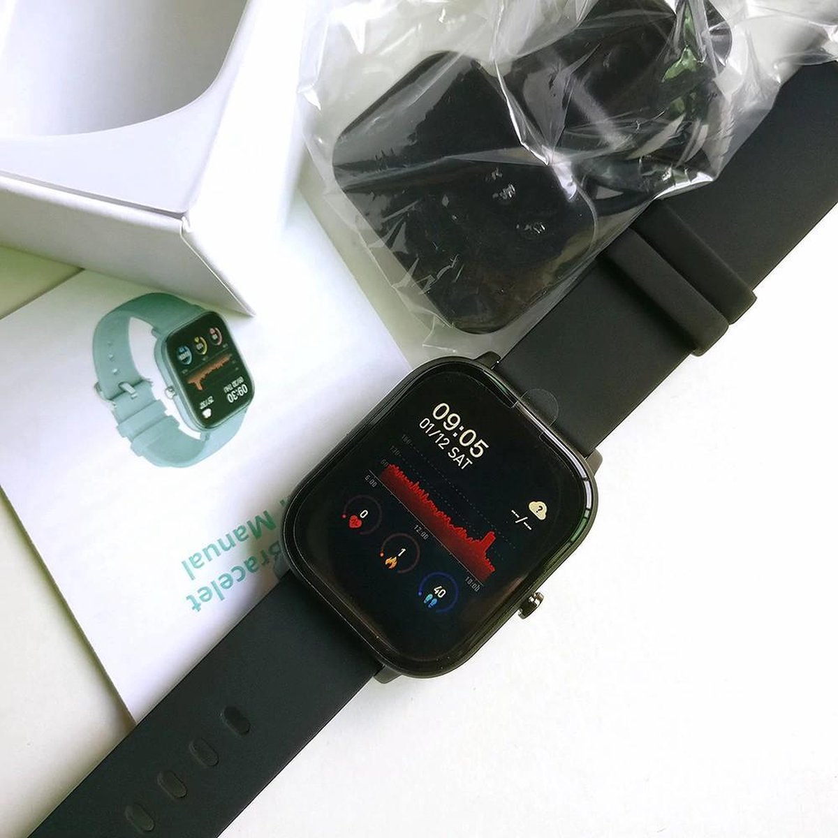 Colmi P8 smartwatch Stappenteller Hartslagmeter - Sporthorloge | bol.com