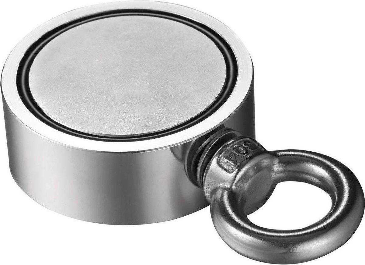 Set van 2 magnetische vissen, 36 mm magneetvismagneet met ring Set van 2 magnetische vissen, 36 mm magneetvismagneet met ring