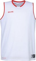 Spalding Move Basketbalshirt Heren - Wit / Rood | Maat: M