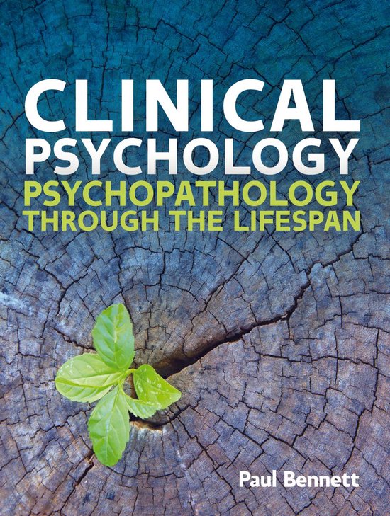 Clinical Psychology: Psychopathology Through The Lifespan - cover