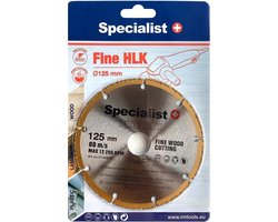 FINE HLK 125 x 22.23mm , carbide korrel gecoat all-cut blade