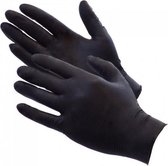 Medische Wegwerp Handschoenen - 100 STUKS - Categorie 3 - Soft-Nitril - Poedervrij - Latex Vrij - Zwart - Maat M